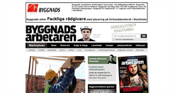 Desktop Screenshot of byggnadsarbetaren.se